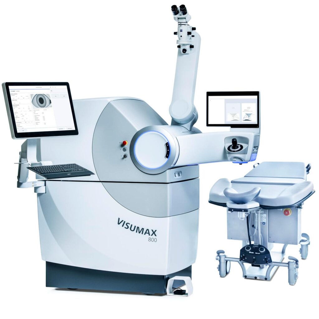 visumax 800 standalone patient bed transparent 3000