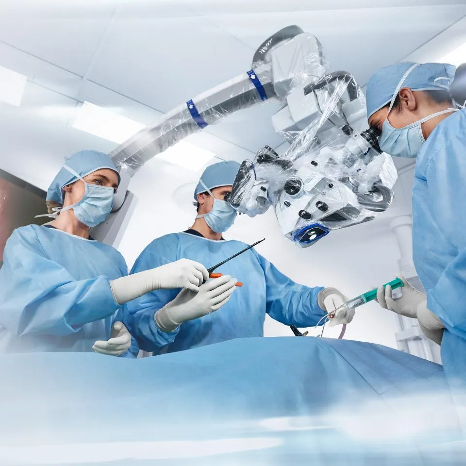 precision ophthalmic surgery with advanced microscope